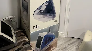 iMac G3 Indigo unboxing + minor repair