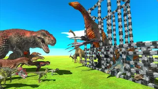 Carnivorous Dinosaurs Rescue Herbivorous Dinosaurs - Animal Revolt Battle Simulator