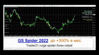 Новейший Мощный форекс робот сеточник GS Spider 2022! Может делать до 300%!