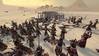 Total War: Warhammer 2 Битва Армий Мастера Меча vs Чёрные стражи Наггаронда