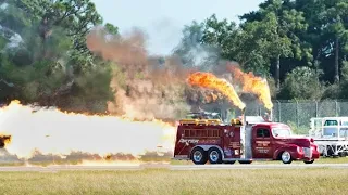 Stuart Air Show 2022 - Jet Powered Fire Truck - After Shock