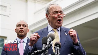 WATCH: Budget negotiations to avoid shutdown 'productive and intense,' Schumer says after meeting