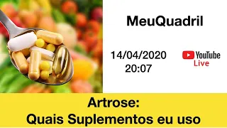 Artrose: Quais Suplementos eu uso - Grupo Meu Quadril