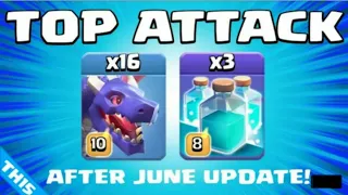 16 × Dragons + 3 × Clone Spells = WOW!! Best TH16 Attack Strategy | Clash Of Clans