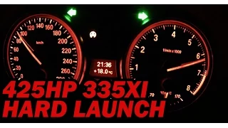 425HP BMW 335xi Hard Launch 0-100 km/h