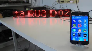 TechnoLEDs Painéis de LEDs - App Android - Programando Itinerários