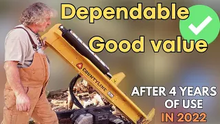 25 TON #COUNTYLINE #LOG SPLITTER #REVIEW & DEMO  AFTER 4 YEARS OF USE FOR 2022- IS IT RIGHT FOR YOU?