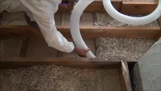 Attic Vac Vermiculite Removal System by Ruwac (In Action) | http://www.ruwac.com