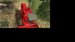 HARVESTING IN TYROLEAN ALPS | COMBINE HAS TROUBLE MAKING IT UP HILLS | FARMING SIMULATOR 19