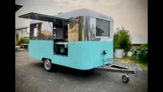 Amazing food-van conversion - Best vintage food caravan / food truck build Part 2 of 2