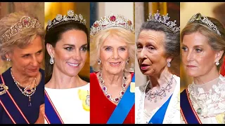 Royal Tiaras at the Korean State Banquet