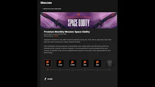 Бесплатный нож от FaceIT?? Путь к 225 победам.  Premium Monthly Mission: Space Oddity