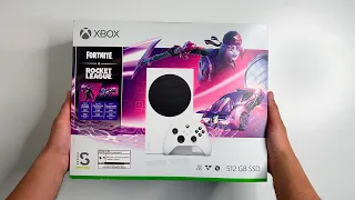 Fortnite & Rocket League - Xbox Series S Bundle | Unboxing and Gameplay
