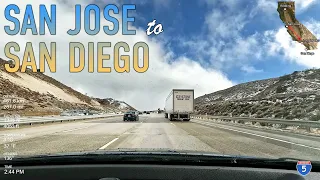 San Jose to San Diego Road Trip Timelapse in 4K