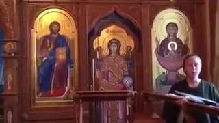 Russian monk singing Abun d'Bashmayo