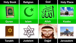 Islam vs Judaism || Religions Comparison ||