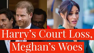 Prince Harry LOSES Part of Phone Hacking Case.Impact of Hollywood Strikes on Meghan Markle's Netflix