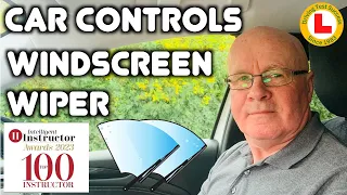 How to use windscreen wiper control | Car controls Driving Lesson | Paul Kerr Driving School