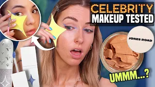 Testing CELEBRITY MAKEUP ARTIST BRANDS.. what's ACTUALLY worth buying?? *jones road, half magic