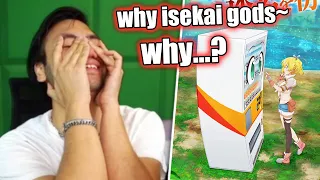 Gigguk reaction to the Vending Machine isekai