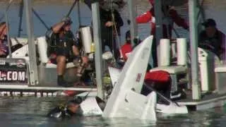 Dragboat World Finals 2013 - Problem Child Top Fuel Hydro Crash & Rescue