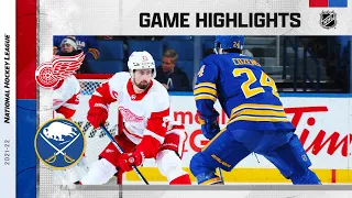 Red Wings @ Sabres 1/17/22 | NHL Highlights