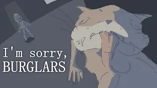 I'm sorry, burglars [Garfield animation]