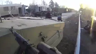 🔴 Russian Soldiers Helmet Cam Captures His Unit Coming Under Ukrainian Ambush - Ukraine War 🔴