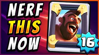 LEVEL 16 HOG RIDER DESTROYS CLASH ROYALE ⚠️