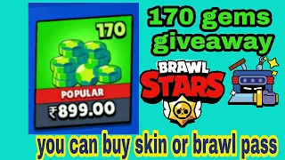 170 gems giveaway /brawl stars/#gemsiseverything