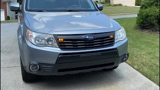 Disconnecting old DRLS and installing new ones! 2010 Subaru forester Overland Build.