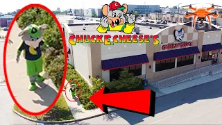 DRONE CATCHES CHUCK E CHEESE ANIMATRONICS ALIVE AT HAUNTED CHUCK E CHEESE (THEY CAME TO LIFE?!)