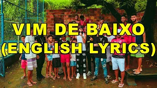 Leviano - Vim de Baixo [ENGLISH LYRICS]