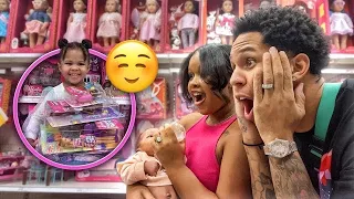 Buying EVERYTHING Our DAUGHTER Touches in 1 MINUTE!!!