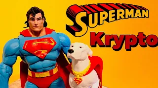 SUPERMAN and KRYPTO McFarlane Collector Edition Unboxing and Review