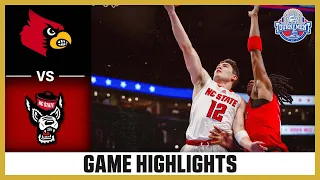NC State vs. Louisville Game Highlights | 2024 ACC Men’s Basketball Tournament