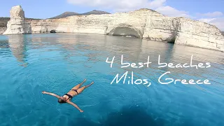 36. Sailing to the 4 BEST beaches MILOS | Amazing GREEK ISLANDS! | Sailing Greece