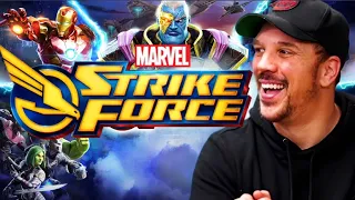 Playing Marvel Strike Force LIVE (Sponsored)