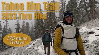 Tahoe Rim Trail (TRT) Thru Hike 2023 - 175 miles, 8 days