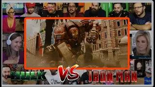 Hulk vs Ironman(Hulkbuster) Fight Scene Reaction Mashup | Avengers age of Ultron 2015