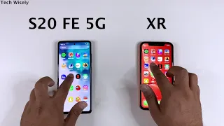 SAMSUNG S20 FE 5G vs iPhone XR Speed Test & Ram Management