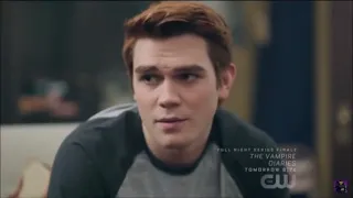 Archie being jealous of bughead for 1 minute and 38 seconds straight