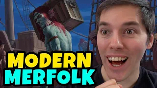 The Return To Mono Blue Merfolk | Modern MTG Gameplay