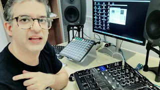 Learning how to Dj using a Pioneer Mixer & Ableton Live