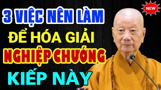 3 Việc Nên Làm để hóa giải nghiệp chướng kiếp này - Thầy Thích Trí Quảng