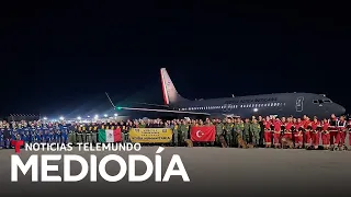 México envía rescatistas y binomios caninos a Turquía | Noticias Telemundo