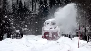 Le Chasse neige CN3 sur la ligne des Hirondelles - Snowplow in the Jura region