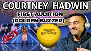 Courtney Hadwin | Golden Buzzer Winning Performance - AGT (2018) - First time reaction.