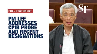 [FULL] PM Lee’s ministerial statement on CPIB’s Iswaran probe, recent resignations