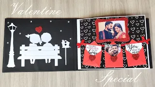 Valentine's Day Special Couple Scrapbook || The Craft Gallery India